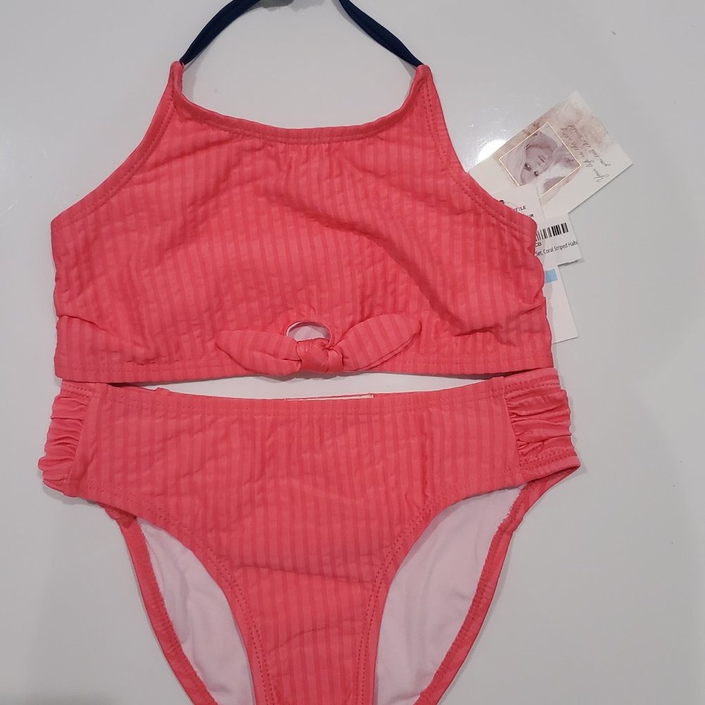 Jessica Simpson Girls' 2-Piece Bikini Swimsuit Set